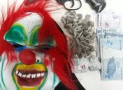 Material apreendido pela polícia