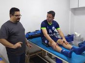 Jogador passa por exames médicos