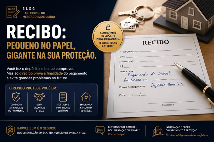 Comprou um imóvel? Pediu o Recibo de Quitação?