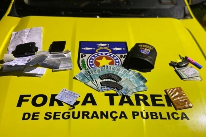 Notas falsas apreendidas