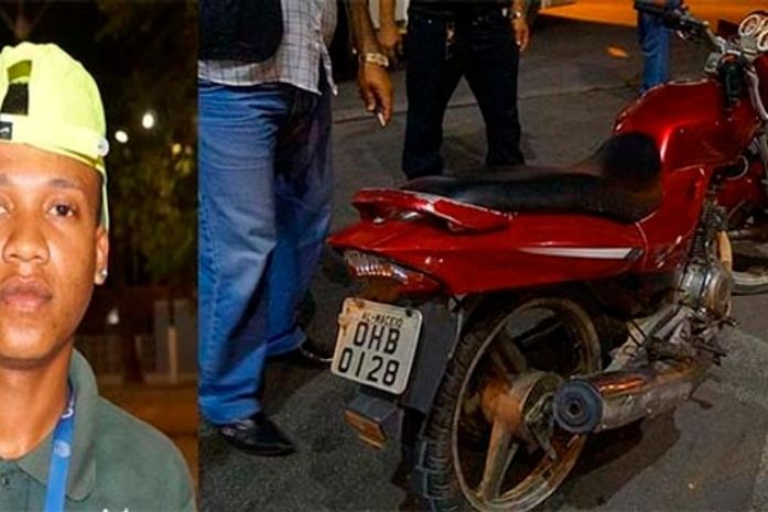 Aldevan Lima Alves, o "Van", foi preso com uma motocicleta roubada
