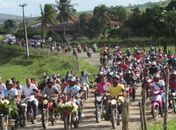 O evento habitualmente reúne gente de toda parte
