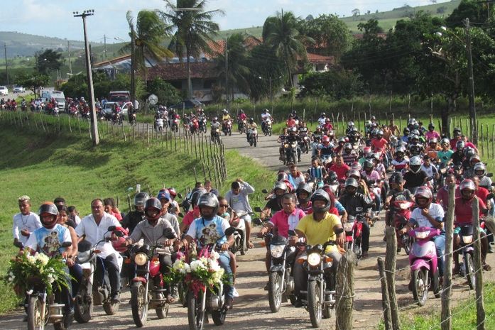 O evento habitualmente reúne gente de toda parte