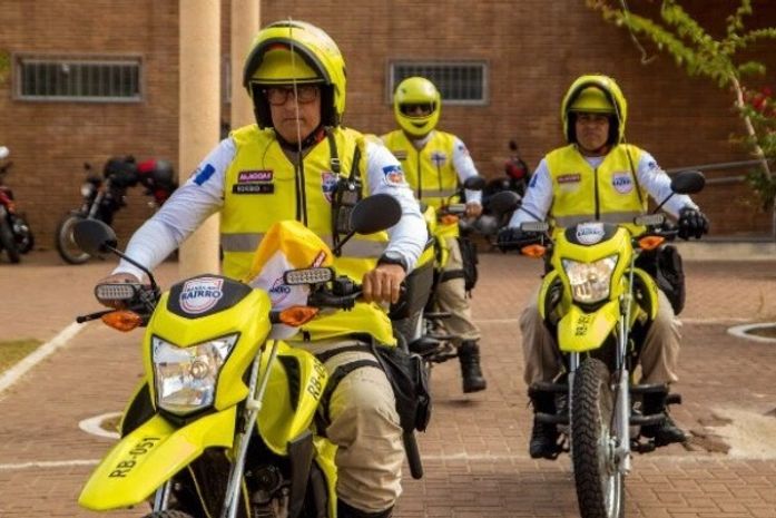 Agentes da Ronda no bairro