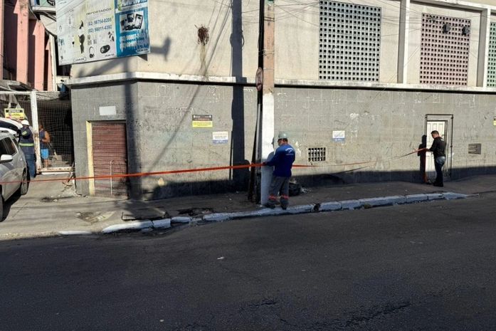 Cerca de 120 metros de cabos de cobre são furtados no Centro de Maceió