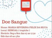 Internada no HGE, mulher necessita urgente de doação de sangue O -