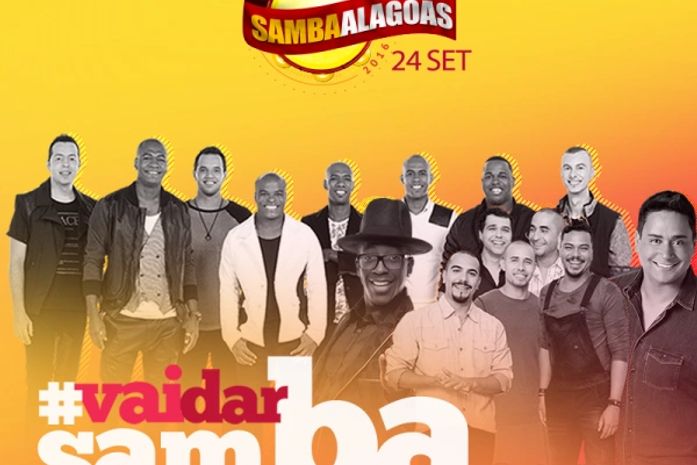 Festival Samba Alagoas agita Maceió no próximo dia 24