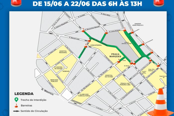Para evitar contágios da Covid-19 Prefeitura de Arapiraca vai instalar pontos de contenção nas ruas