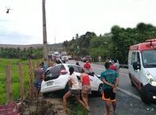 Colisão frontal aconteceu em trecho da BR-316.