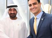 “Papo com sua alteza real foi arretado”, diz JHC após encontro com dono da Emirates Airlines