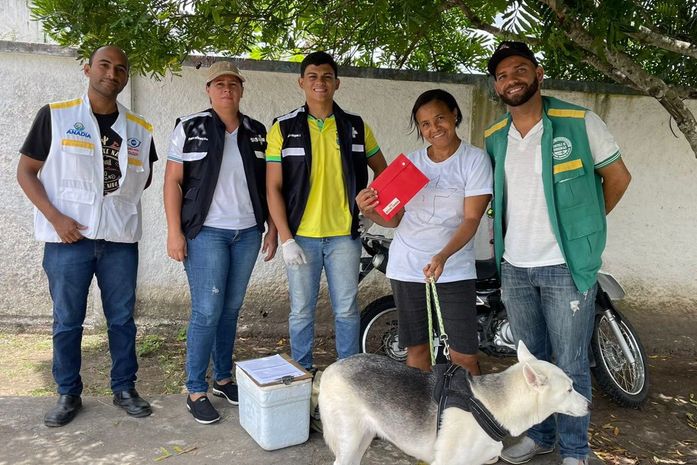 Saúde de Anadia realiza vacinação antirrábica para cães e gatos