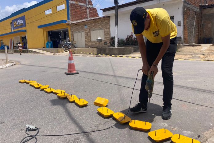SMTT de São Miguel dos Campos renova sinalização e garante mobilidade urbana com segurança no trânsito