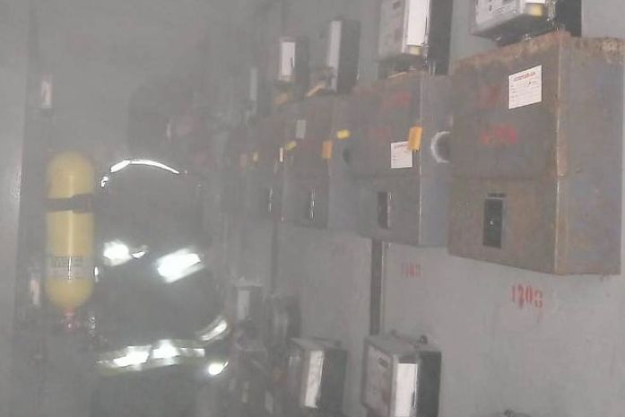 Bombeiros foram acionados para a ocorrência