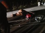 Motociclista e animal morreram em colisão próximo ao município de Cajueiro.