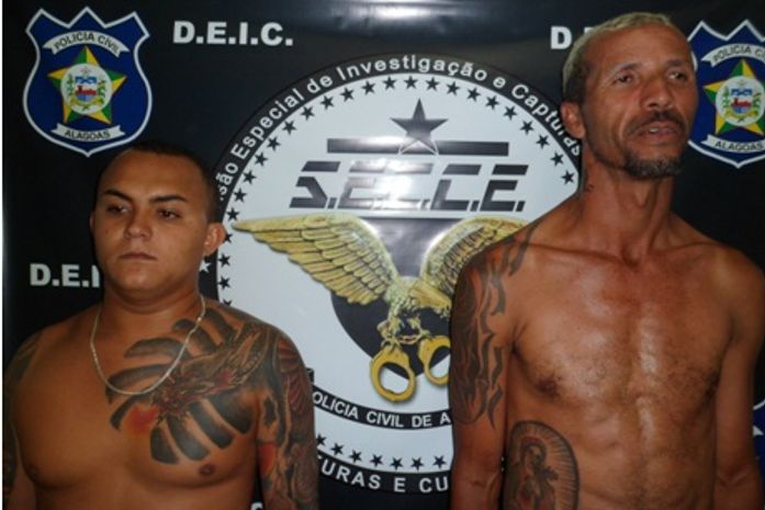 Thiago Wanderson Bezerra, conhecido como “cabeça” e Jânio Barbosa Soares, “Geninho”