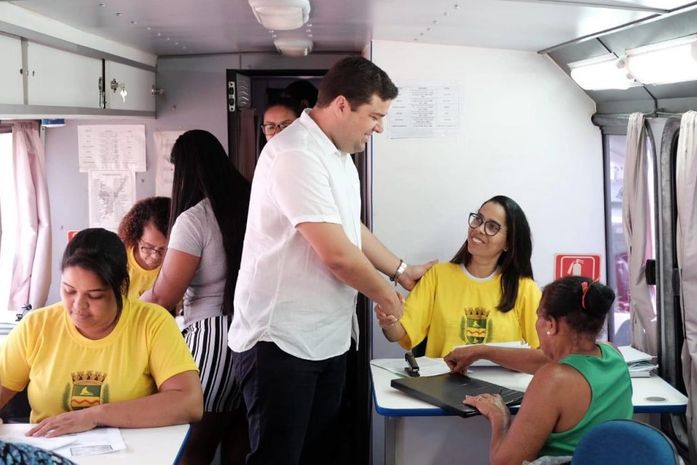 O vice-prefeito e secretário de Assistência Social de Maceió, Marcelo Palmeira esteve presente na ação.