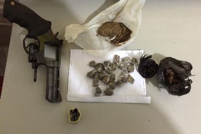 Material apreendido com menor