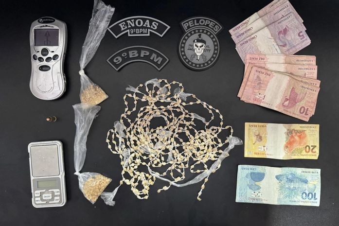 Mais de 730 pedras de crack são apreendidas em blitz da Polícia Militar, no sertão de Alagoas