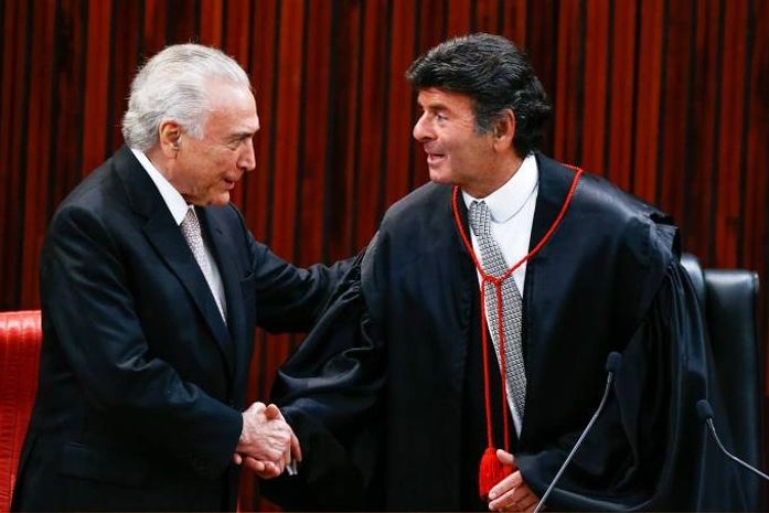 Michel Temer e Luiz Fux