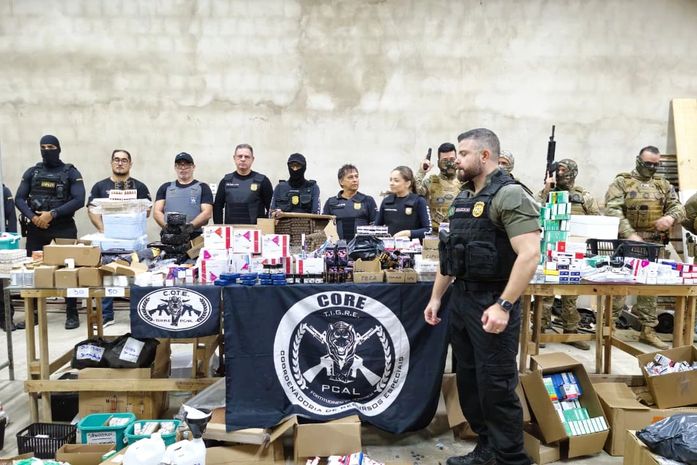 Vídeos: Polícia desarticula organização que comercializava canetas emagrecedoras e anabolizantes de forma ilícita