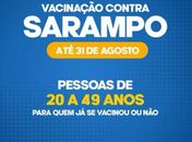 Arapiraca imuniza população de 20 a 49 anos contra o sarampo até dia 31 de Agosto