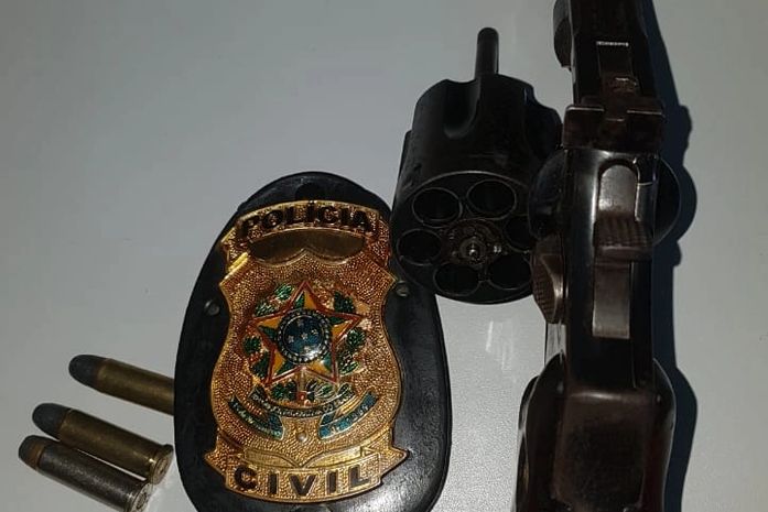 Arma apreendida durante operação