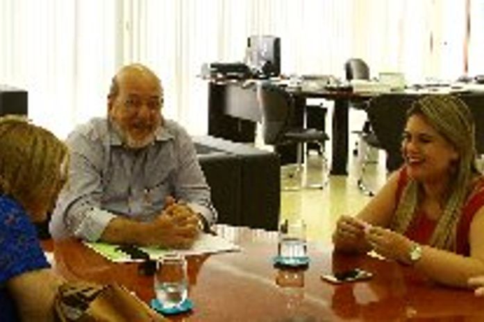 José Carlos Lyra recebeu na Fiea-Al a secretária de Cultura Melina Freitas