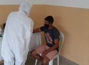 Prefeitura de Craíbas e SMS fazem testes de Covid-19 em motoristas de transporte alternativo