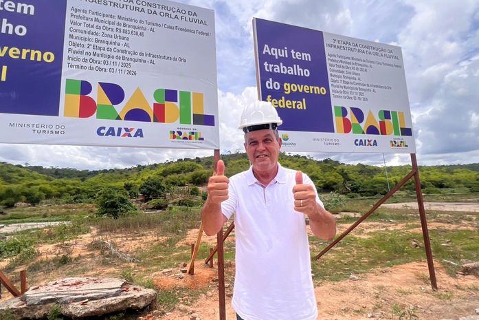 Prefeitura de Branquinha irá construir nova praça, creche e recuperar trecho da orla