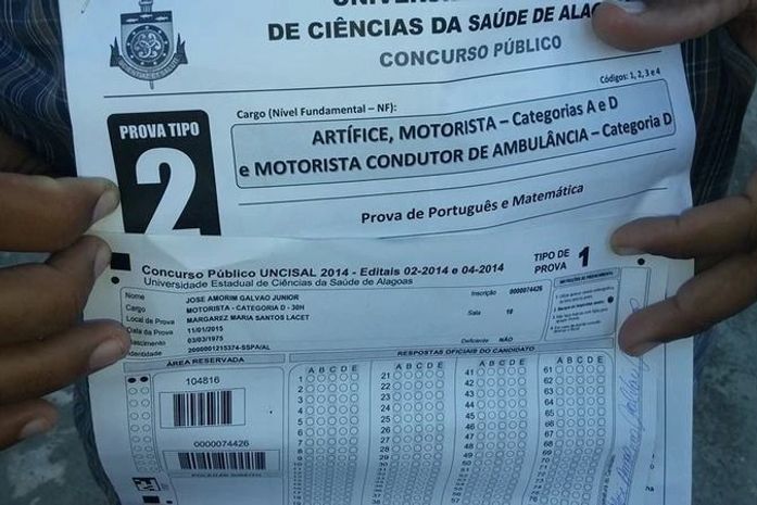 Candidatos apontam erros nas provas