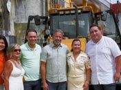 Arthur Lira participa de festejos dos 389 anos de Porto Calvo e entrega retroescavadeira ao município