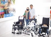 Prefeito Júlio Cezar entrega aparelhos ortopédicos para pacientes do Credefipi