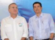 Ministro Vinicius Lages com o senador Renan.