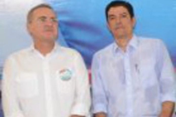 Ministro Vinicius Lages com o senador Renan.