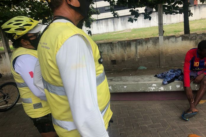 M. usuário de drogas pediu ajuda  e a equipe do Programa  Ronda no Bairro, ouviu e ajudou.