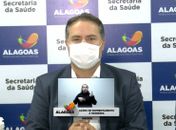 Em até três meses teremos vacinado todo o grupo de risco no estado, afirma Renan Filho
