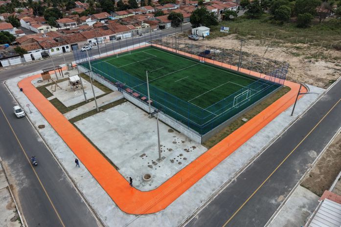 Com obras quase 100% finalizadas, Primeiro Centro Esportivo Comunitário de Delmiro Gouveia será inaugurado nos próximos dias