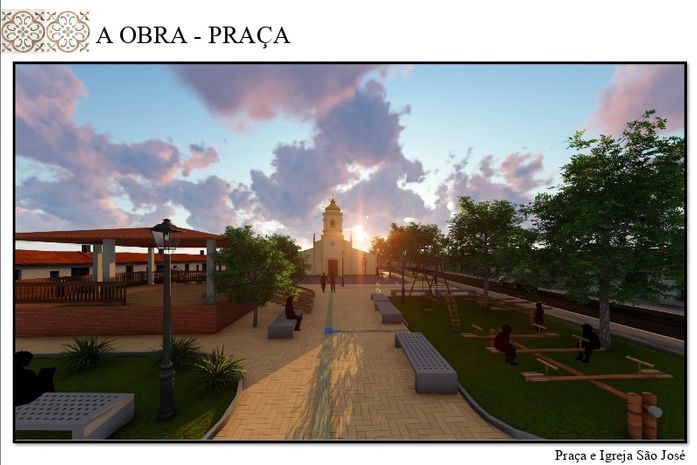 Nesta quinta (27): Prefeitura autoriza início das obras de ampliação da Igreja São José e revitalização da Praça