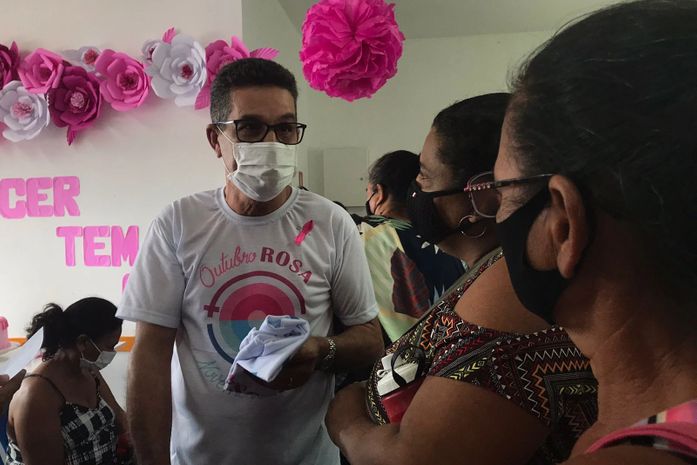 Saúde de Branquinha promove ação de encerramento da Campanha Outubro Rosa