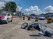Motociclista é atropelado e morto por caçamba ao se desviar de contenção em frente ao 3o BPM em Arapiraca 