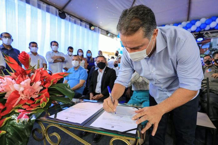 Estado inaugura CISP e autoriza início das obras do Minha Cidade Linda em Novo Lino