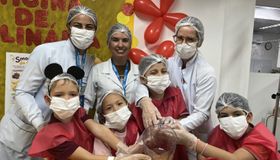 Oficina de Culinária leva cor, sabor e acolhimento à Pediatria do HGE