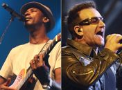 Seu Jorge e Bono: música escolhida pela dupla para a apresentação é segredo. 