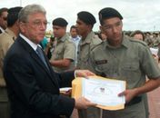 Posse de novos policiais