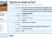 Comunidade Diga Sim ao Cavalo de Pau