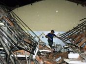 Estudantes feridos após teto de escola cair já foram liberados da UE