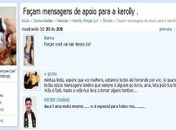 Amigas criam comunidade no Orkut dando apoio a sobrevivente