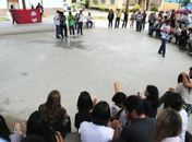Trabalhadores e Estudantes realizam protesto no Centro