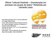 Sesc Arapiraca abre inscrições para Oficina “Leituras Possíveis"