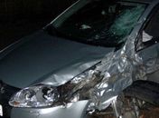 Veículo do prefeito Jadson Pedro que se envolveu em um acidente